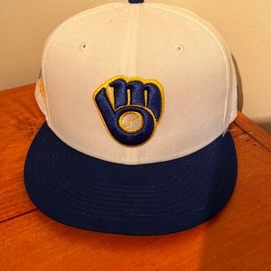 New era size 8 brewers World Series 1982